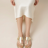 Valencia | Women's Leather Sandal with Buckle and Support
