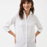 Reese | Women Blouse With Linen Long Sleeve