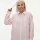 Iris | Women Shirt With Linen Oversized Fit