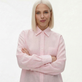 Iris | Women Shirt With Linen Oversized Fit
