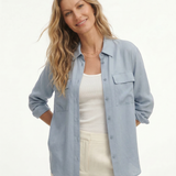 Iris | Women Shirt With Linen Oversized Fit