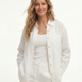 Iris | Women Shirt With Linen Oversized Fit