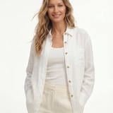 Iris | Women Shirt With Linen Oversized Fit