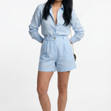 Valerie | Women's Two-Piece Set Shirt Shorts