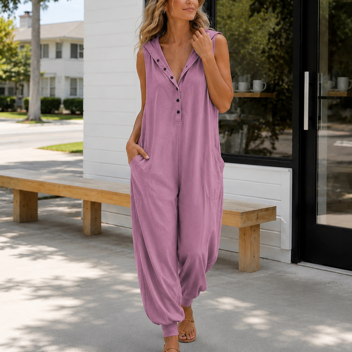 Wearbella – Sleeveless Hooded Jumpsuit That Skips The Guesswork