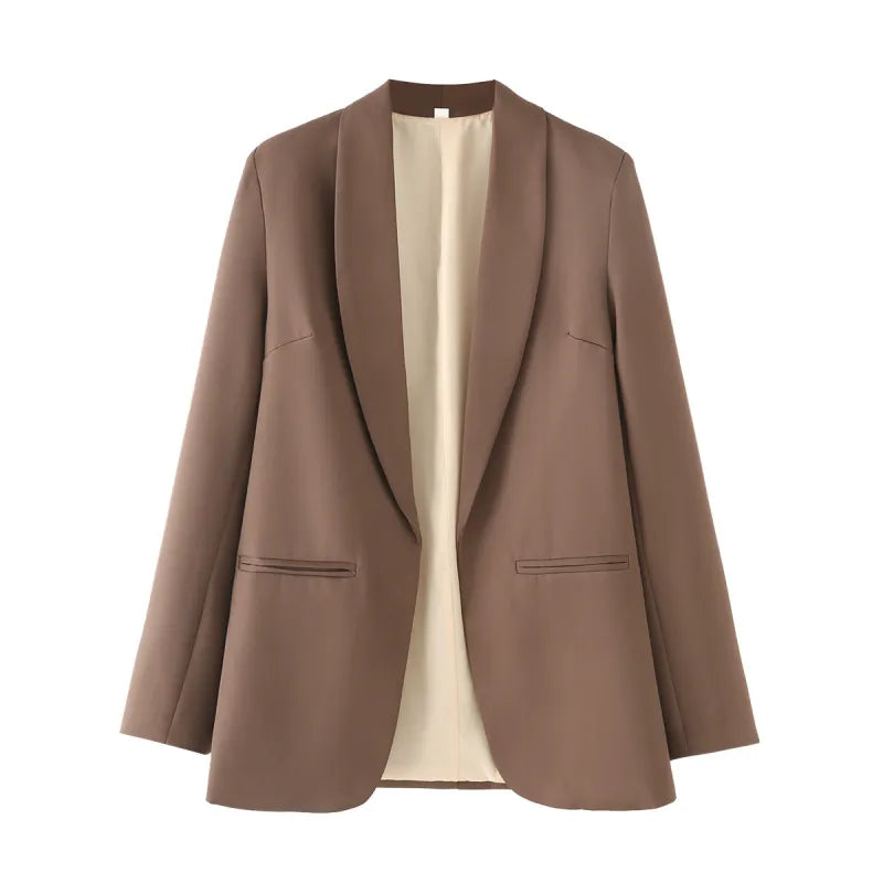 Livia | Women's Blazer with Shawl Collar and Pockets