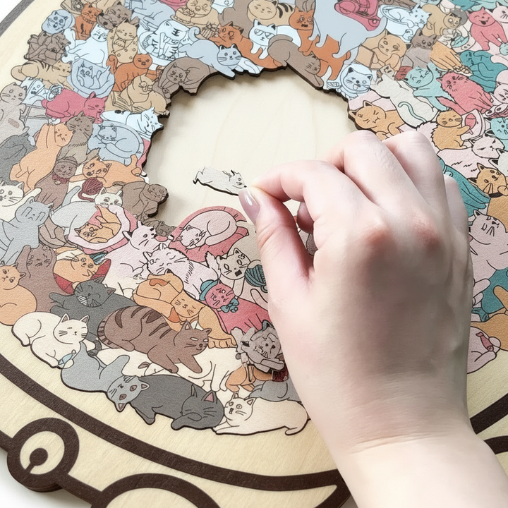 Felina - Decorative Wooden Cat Puzzle