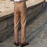 Alexander | Men's Trousers with Side Adjusters and Pleats