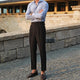 Alexander | Men's Trousers with Side Adjusters and Pleats