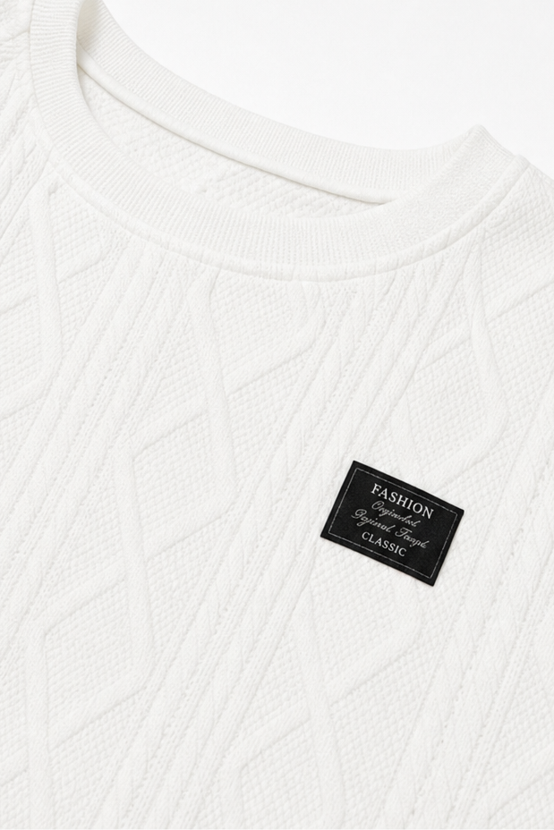 Wearbella – Polyester Knit Sweater And Pants Set