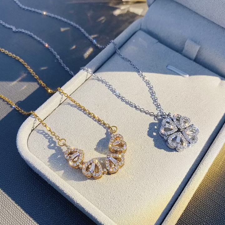 Cloverelle – Sparkling Clover Pendant Necklace
