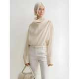 Théa | Women Top With Linen Standard Fit
