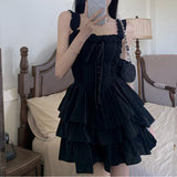Claudia | Women’s Mini Dress with Ruffles and Buttons