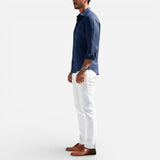 Laricci | Men’s Breathable Linen Button-Up
