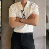 Ronan | Men's Cotton Blend Polo Shirt with Slim Fit