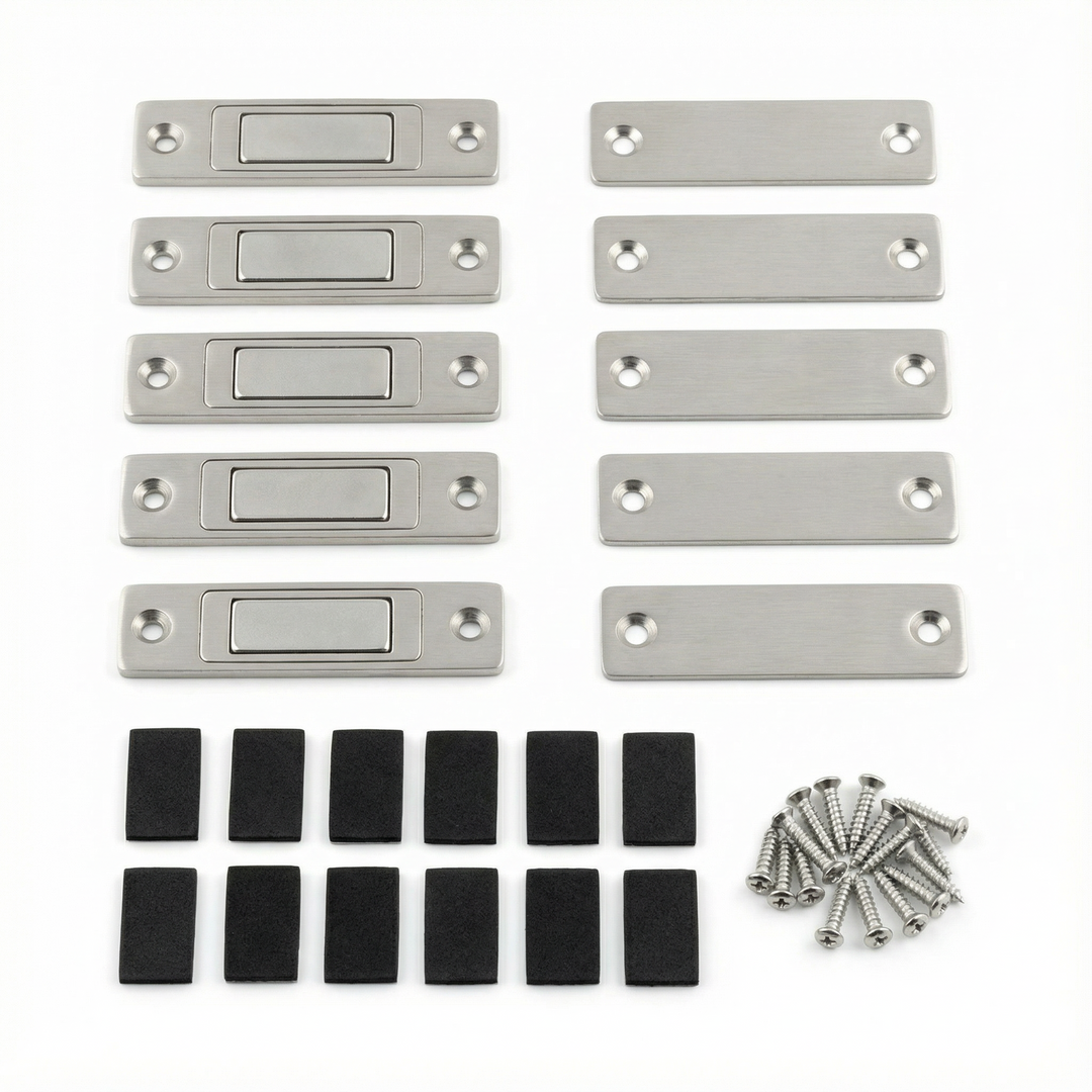 Snaplock - Ultra thin magnetic cabinet door catch (5-pack)