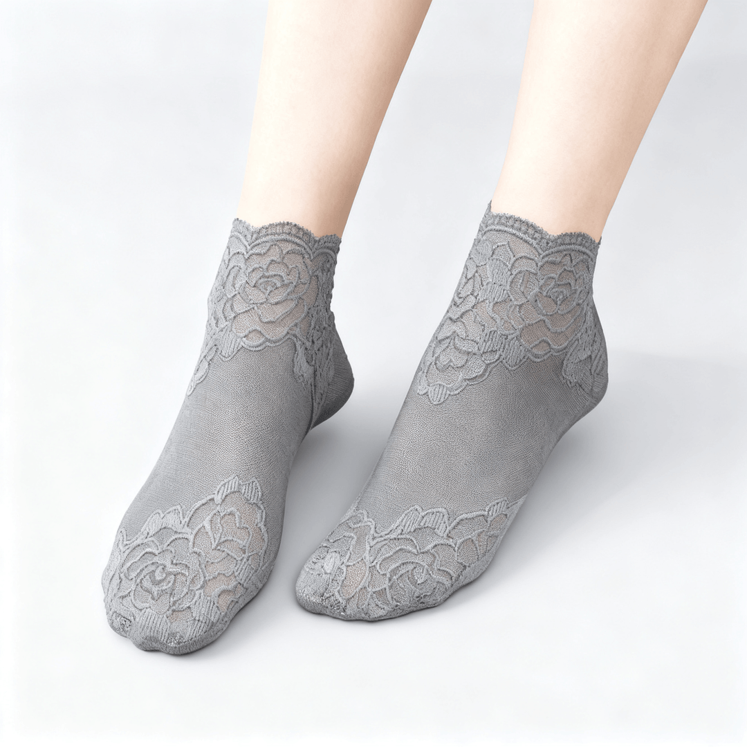 Feeluxe - Elegant Lace Socks for Women