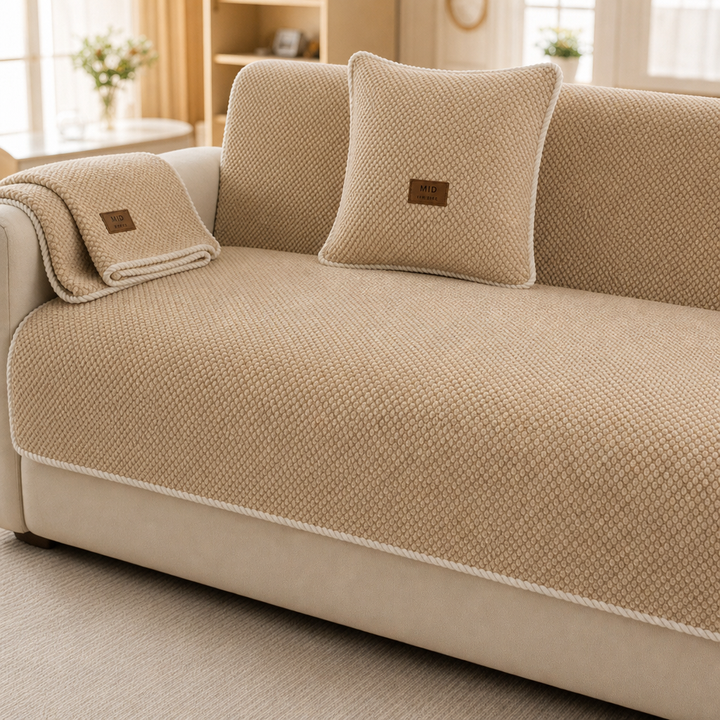 Nestora – Modular Non-Slip Chenille Sofa Cover