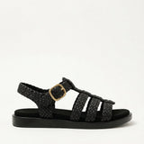 Valentina | Women's Sandals with Handwoven Straps and Buckle