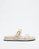 Maribel | Women's Twin Strap Flats with Buckles Cushioned Insole Anti-Slip Sole