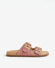 Noemi | Women's Sandals with Raffia Straps and Buckles