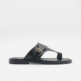 Valencia | Women's Leather Sandal with Buckle and Support