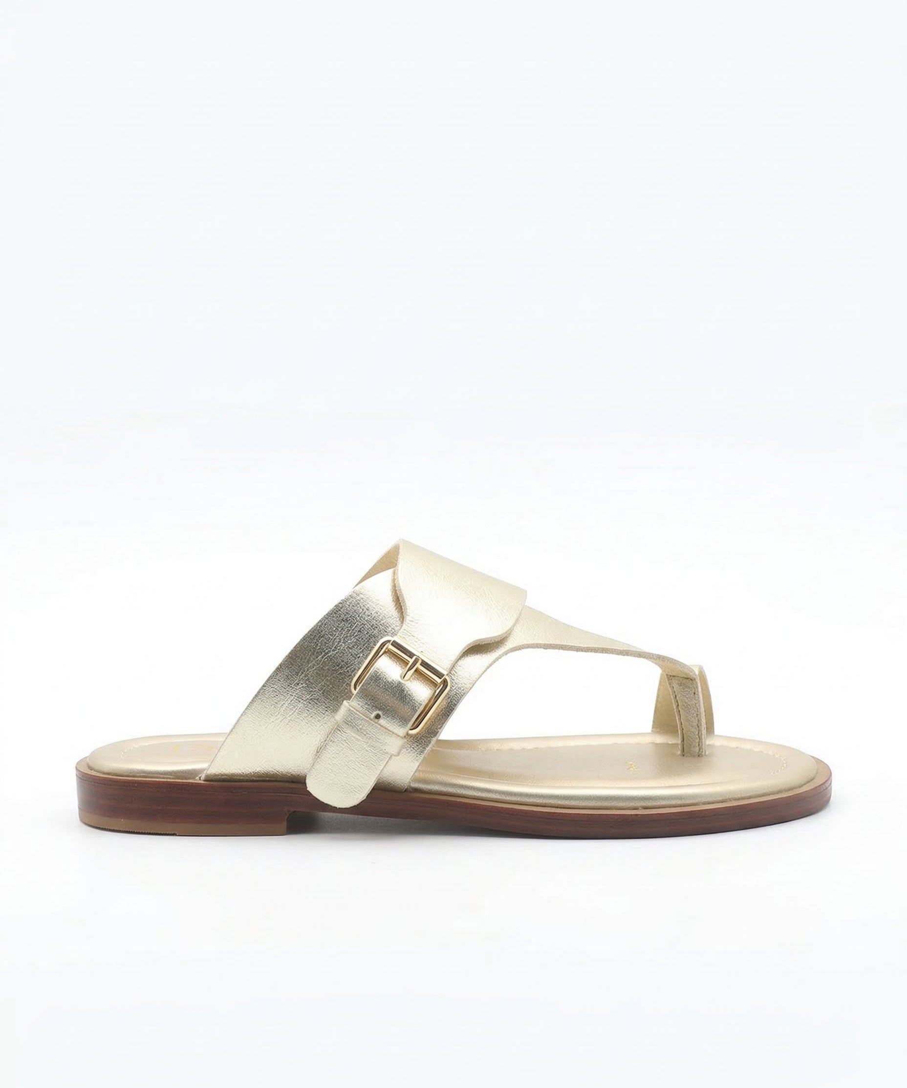 Valencia | Women's Leather Sandal with Buckle and Support