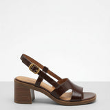 Elizabeth | Women’s Leather Flats with Slingbacks and Insoles