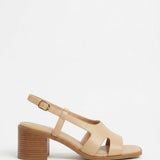Elizabeth | Women’s Leather Flats with Slingbacks and Insoles