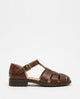 Lorelei | Women's Sandals with Handwoven Cutouts and Buckle