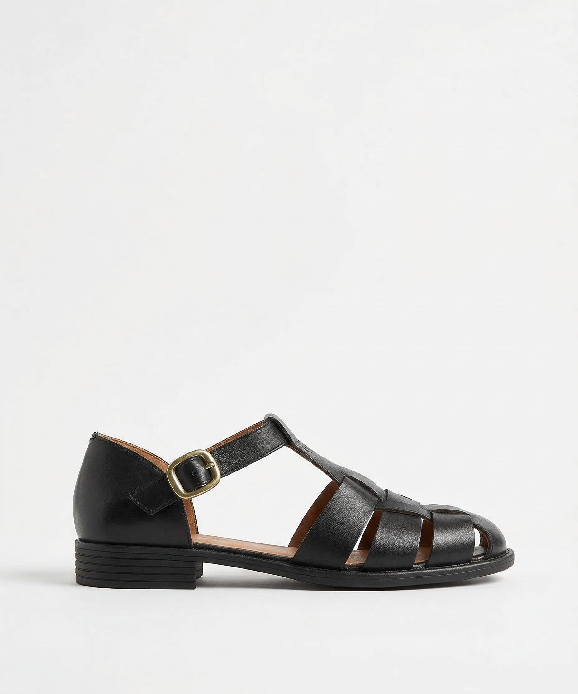 Lorelei | Women's Sandals with Handwoven Cutouts and Buckle