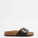 Brielle | Women's Slides with Oversized Buckle and Cork