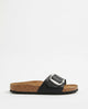 Brielle | Women's Slides with Oversized Buckle and Cork
