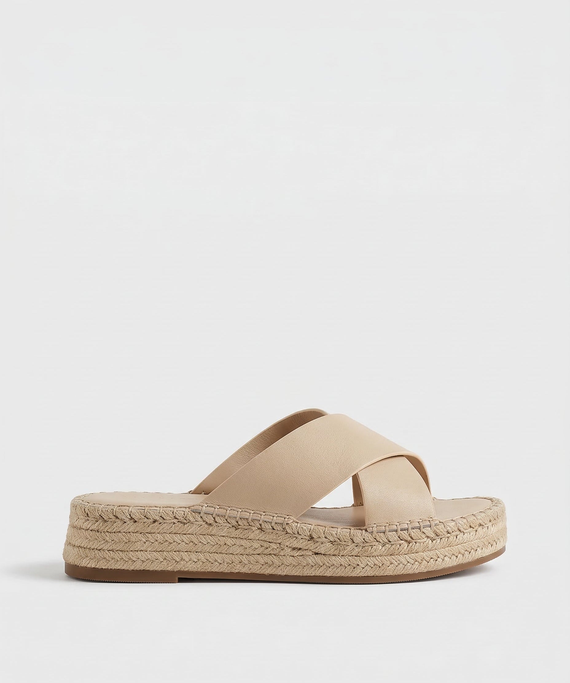 Sorella | Women's Sandals with Woven Leather and Platform