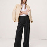 Firenze | Women's Wide Leg Trousers with Elastic Waist