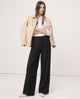 Firenze | Women's Wide Leg Trousers with Elastic Waist