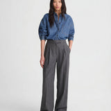 Firenze | Women's Wide Leg Trousers with Elastic Waist