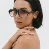 Harlow | Women's Sunglasses with Acetate Frame Oversized Square Silhouette