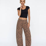 Arabella | Women's Mid Waist Wide Leg Jeans with Ankle Length