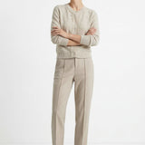 Grace | Women's Tapered Wool Blend Pants with High Waist
