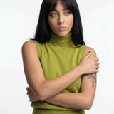 Marenton | Women Knit Top With Wool Cashmere Blend