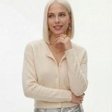 Nordique |  Women Cardigan With Mohair Blend Long Sleeve