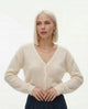 Nordique |  Women Cardigan With Mohair Blend Long Sleeve