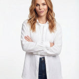 Langley | Women Shirt With Cotton Crinkle Fabric