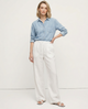 Marina | Women's Pants with Drawstring Waistband and Wide Legs