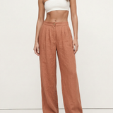 Anya | Women's Culotte Pants with Pleated Front Detail