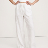Marina | Women's Pants with Drawstring Waistband and Wide Legs