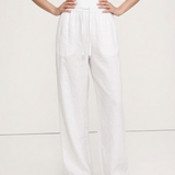 Marina | Women's Pants with Drawstring Waistband and Wide Legs