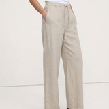 Marina | Women's Pants with Drawstring Waistband and Wide Legs