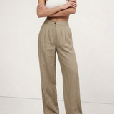 Anya | Women's Culotte Pants with Pleated Front Detail